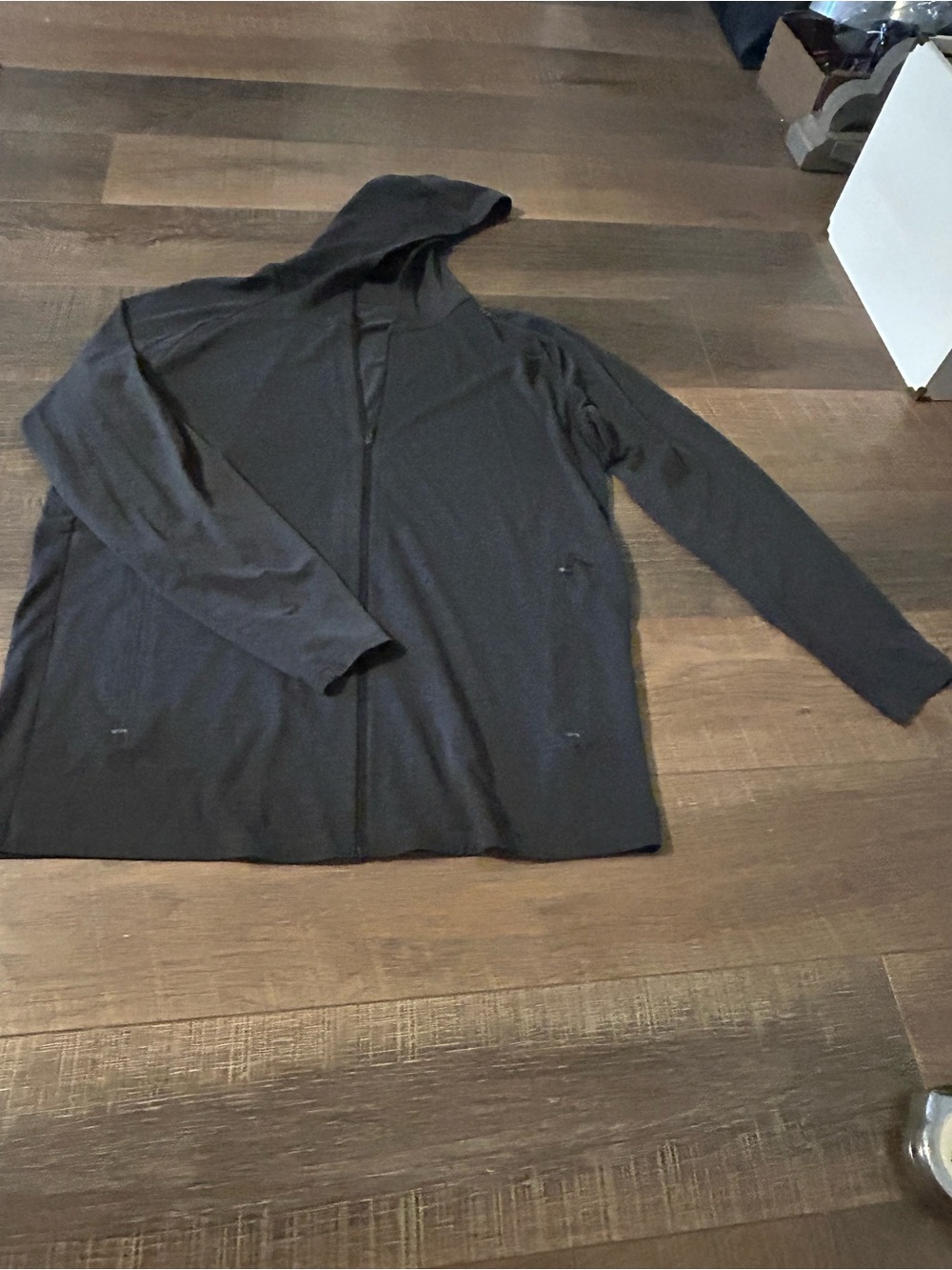 Lululemon charcoal Men’s Hooded Zip jacket - Classic Lightweight Knit